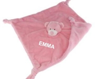 Nusseklud med navn Bamse, Tinka Baby, Lyserød